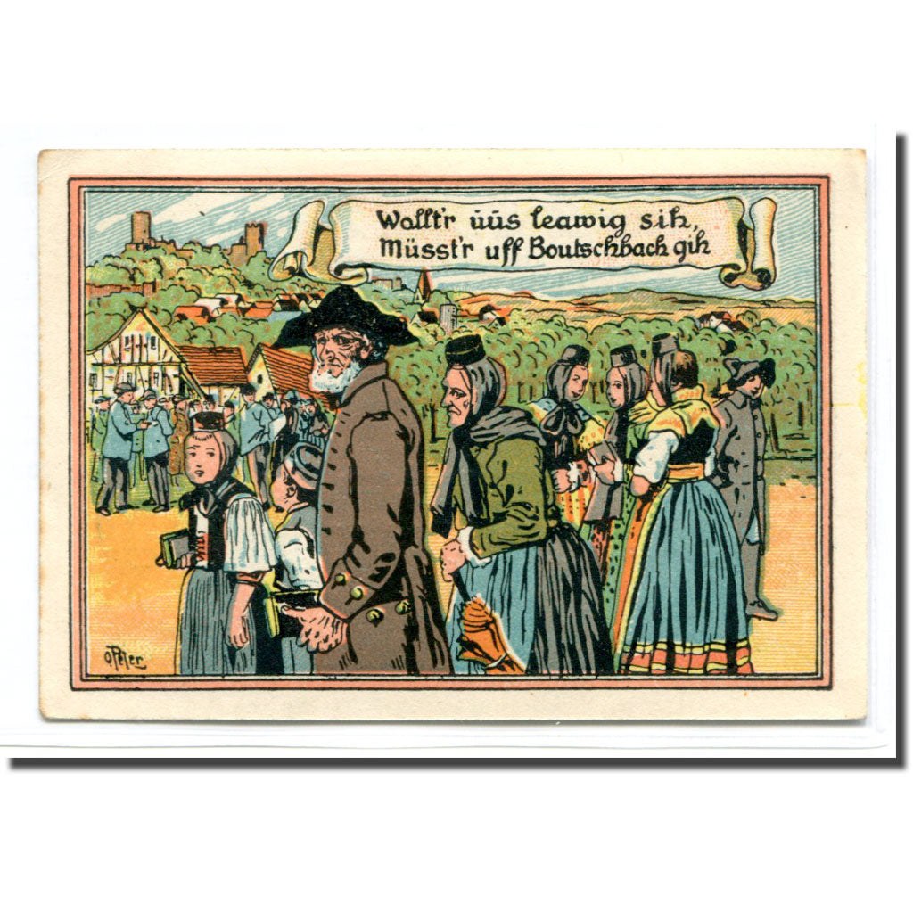 Banknote, Germany, Butzbach, 25 Pfennig, personnage 4, 1921, 1921-05-06