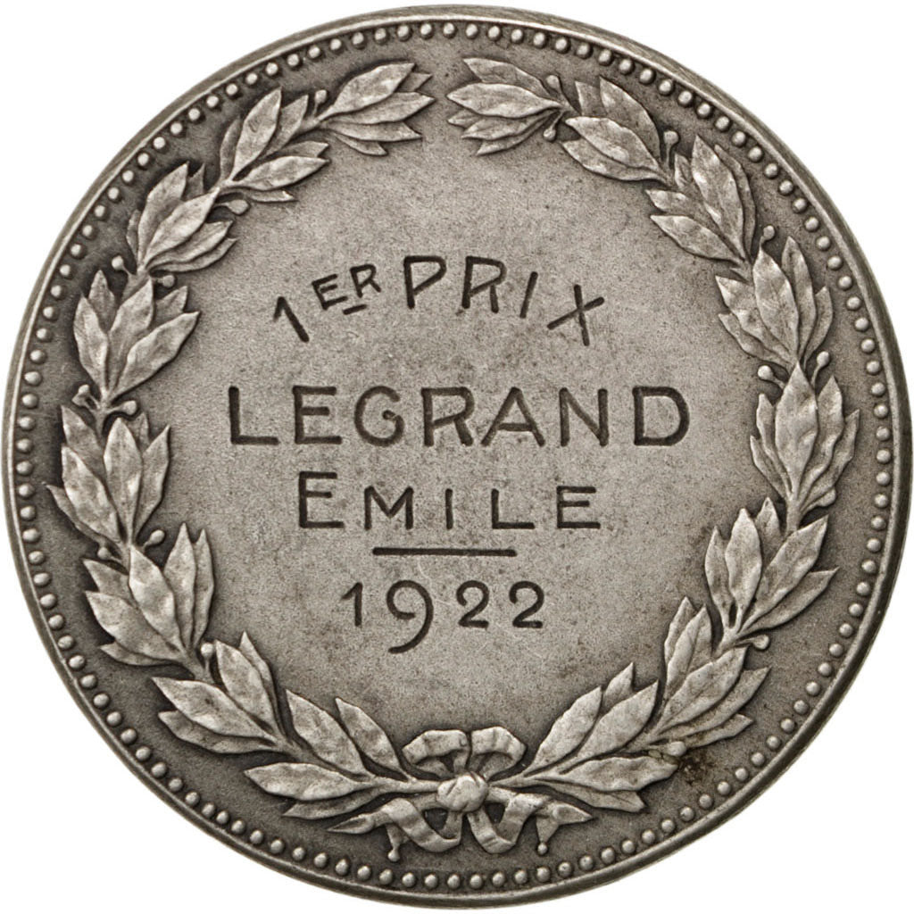 Francia, Medal, French Third Republic, Sciences & Technologies, Borrel, BB+