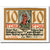 Banknot, Niemcy, Kahla, 10 Pfennig, village, 1921, Undated, UNC(63), Mehl:668.1a