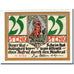 Banknote, Germany, Kahla, 25 Pfennig, personnage, 1921, UNC(63), Mehl:668.1a