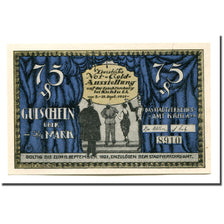 Banknote, Germany, Kahla, 75 Pfennig, Dragon 2, 1921, 1921-09-11, UNC(63)