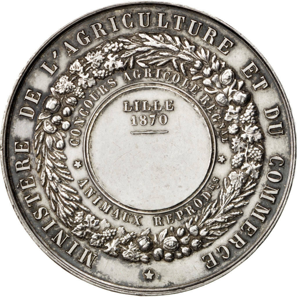 FRANCE, Business & industry, Second French Empire, Medal, AU(55-58), Barre,...