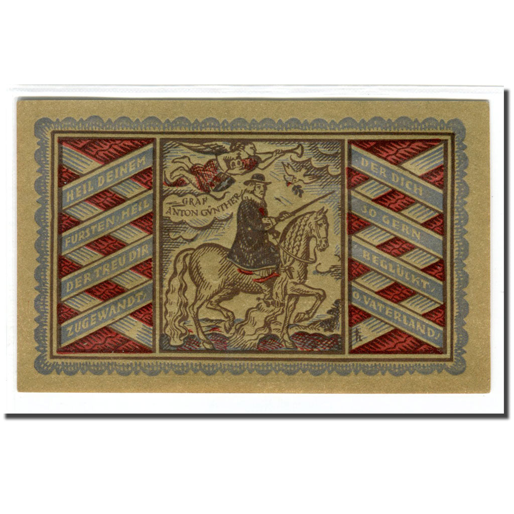 Banknote, Germany, Oldenburg, 50 Pfennig, cavalier, 1921, UNC(63), Mehl:1017.1