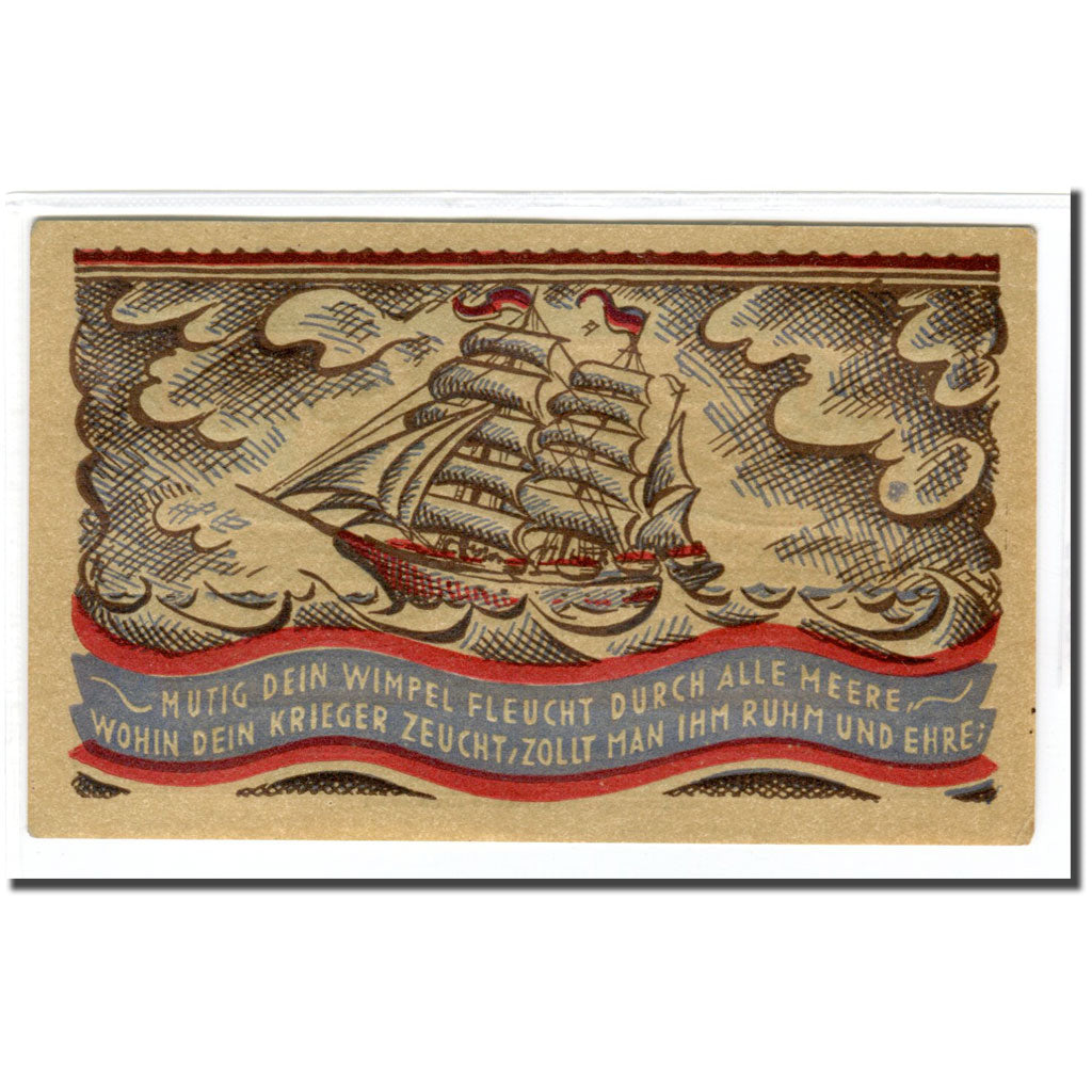 Banconote, Germania, Oldenburg, 50 Pfennig, bateau, 1921, SPL, Mehl:1017.1