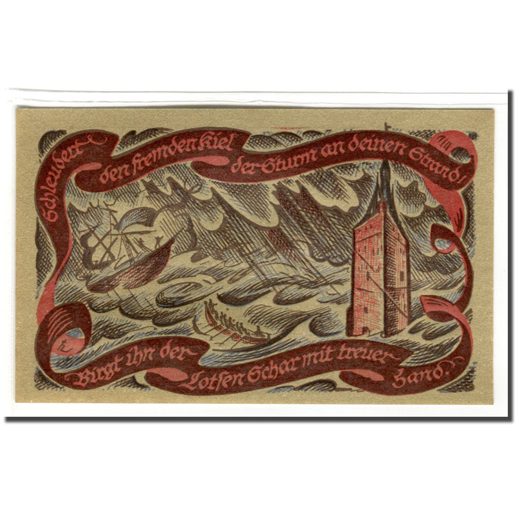 Banknote, Germany, Oldenburg, 50 Pfennig, bateau 1, 1921, UNC(63), Mehl:1017.1