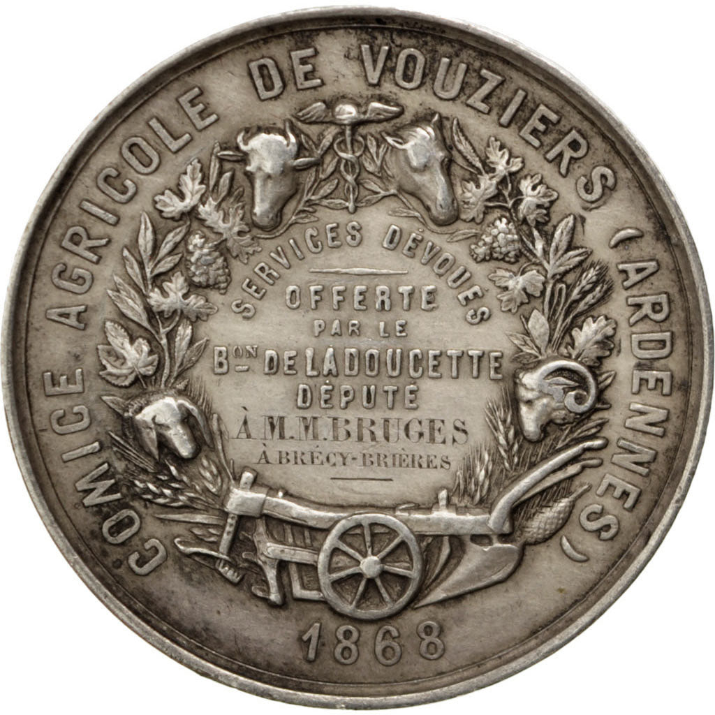 FRANCE, Business & industry, Second French Empire, Medal, AU(50-53), Oudiné, S..