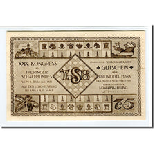 Banknote, Germany, Kahla, 75 Pfennig, Echiquier 3, 1921, 1921-11-01, UNC(63)