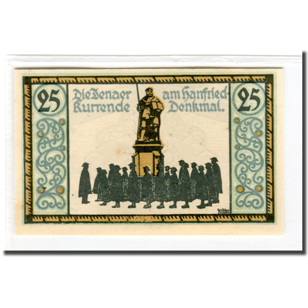 Banknote, Germany, Jena Stadt, 25 Pfennig, personnage, 1921, 1921-05-01