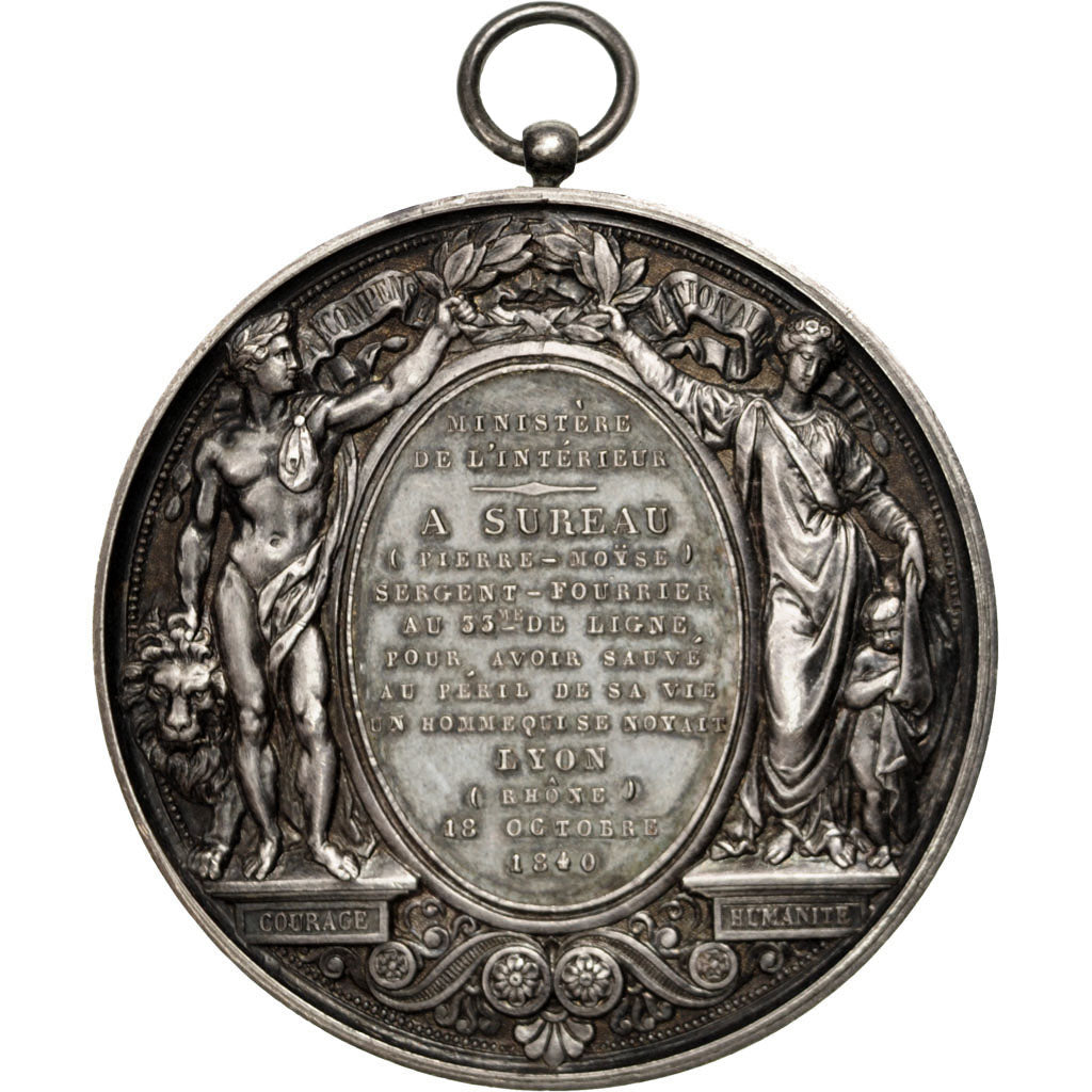 Louis Philippe I, Médaille, Ministère de l'Intérieur