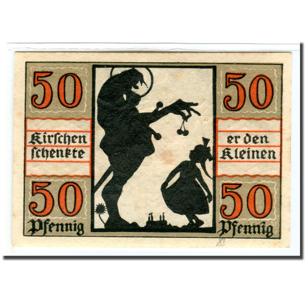Billete, Alemania, Naumburg a.S. Stadt, 50 Pfennig, personnage 8, 1920, SC