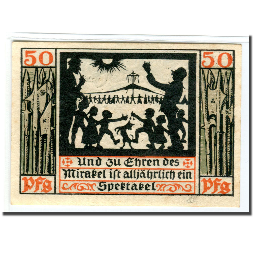 Banknot, Niemcy, Naumburg a.S. Stadt, 50 Pfennig, Personnage 11, 1920, Undated