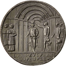 FRANCE, Politics, Society, War, End of Monarchy, Medal, AU(55-58), Tin, 43,...