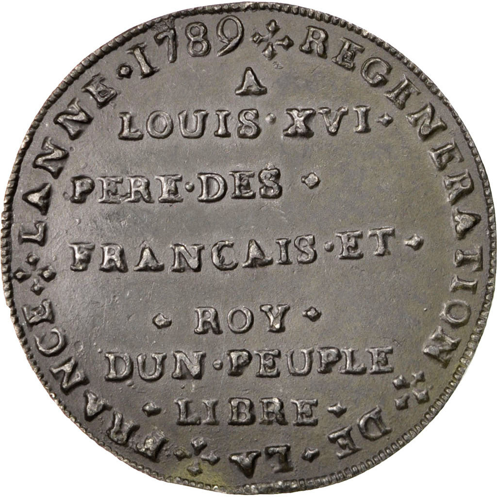 FRANCE, Politics, Society, War, End of Monarchy, Medal, AU(55-58), Tin, 43,...