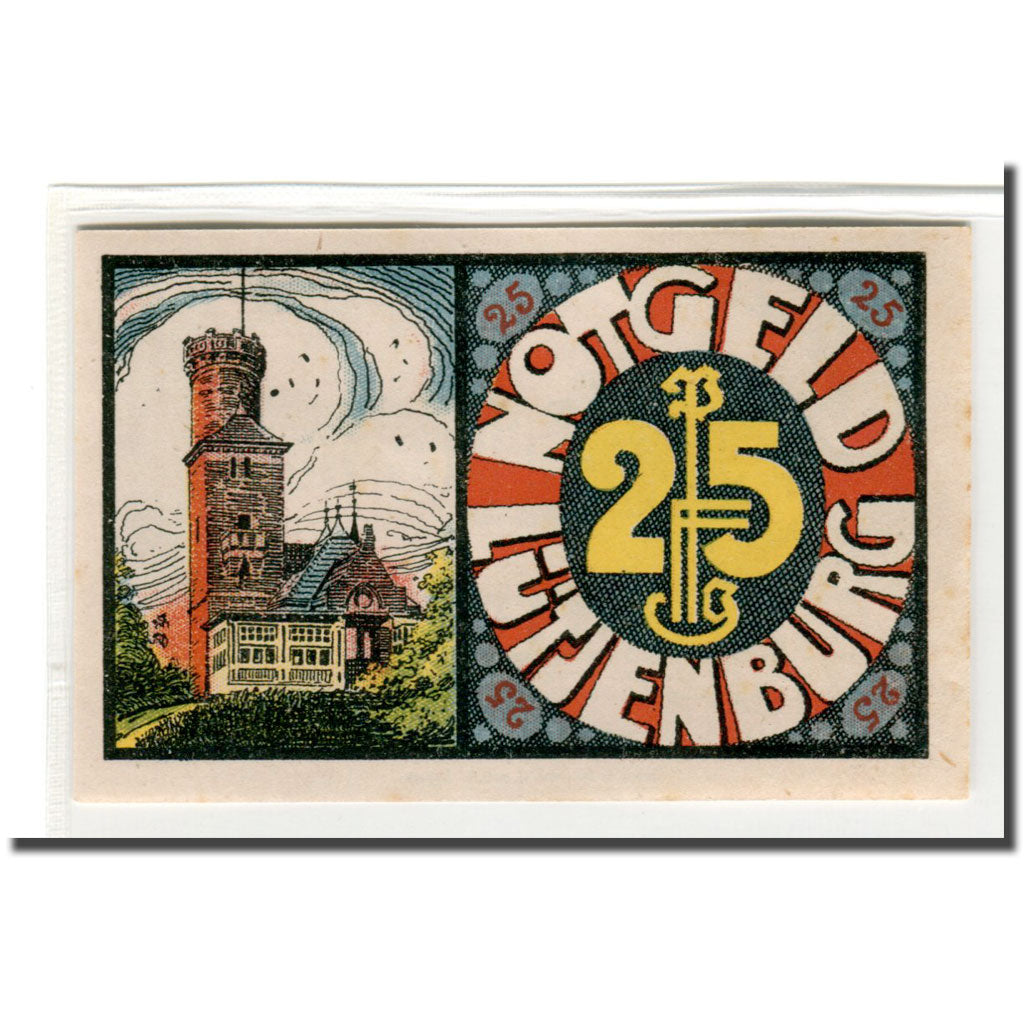 Banknote, Germany, Lutjenburg, 25 Pfennig, Batiment, 1921, 1921-03-02, UNC(63)