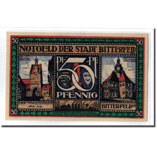 Banknote, Germany, Bitterfeld Stadt, 50 Pfennig, paysage, 1921, UNC(63)