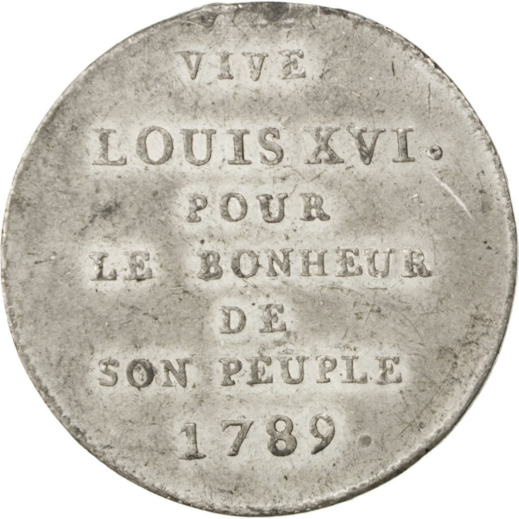 FRANCE, Politics, Society, War, End of Monarchy, Medal, AU(55-58), Tin, 32, 4.00