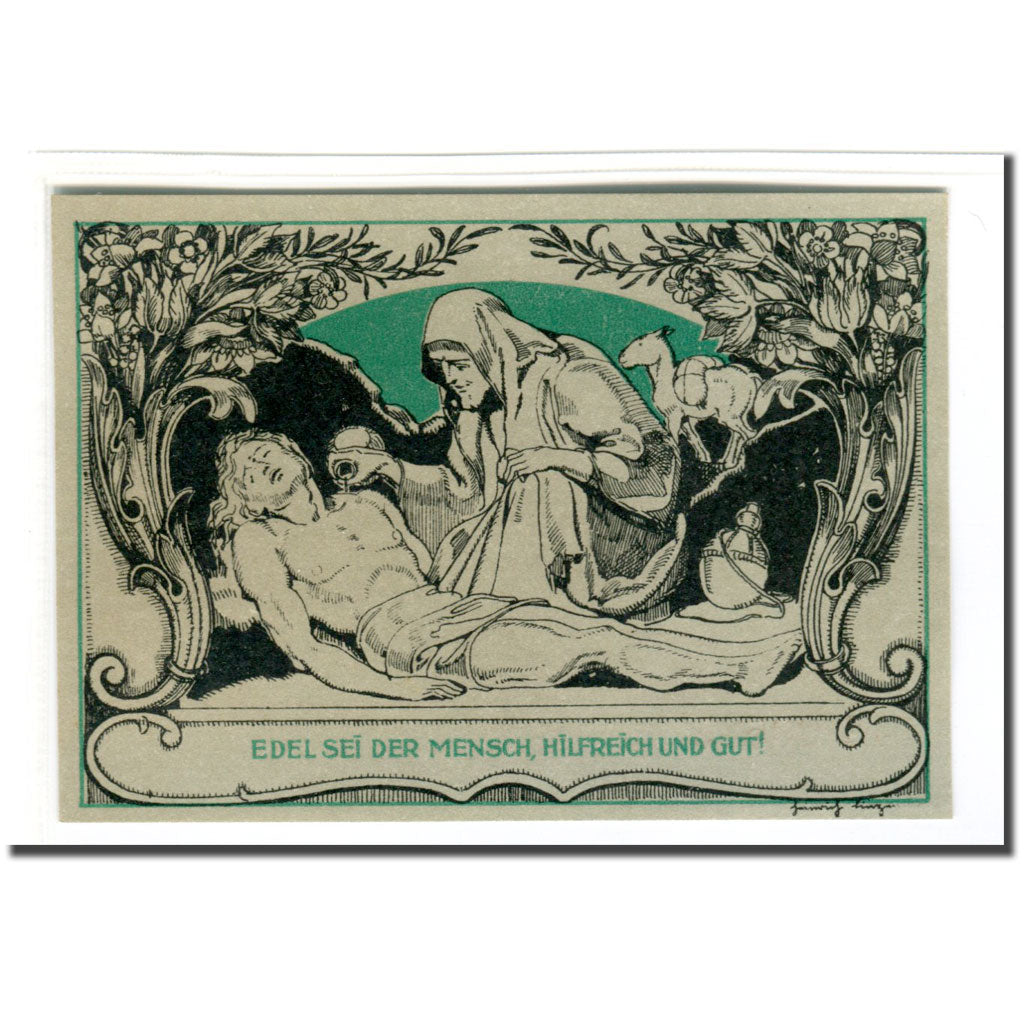 Banknote, Germany, Weimar, 50 Pfennig, personnage 3, 1921, 1921-03-01, UNC(63)