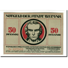 Banknote, Germany, Weimar, 50 Pfennig, personnage 4, 1921, 1921-03-01, UNC(63)