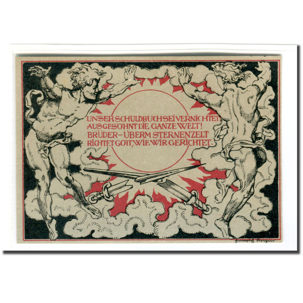 Banknote, Germany, Weimar, 50 Pfennig, personnage 4, 1921, 1921-03-01, UNC(63)