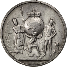 FRANCE, Politics, Society, War, End of Monarchy, Medal, AU(50-53), Tin, 47,...