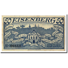 Banknote, Germany, Eisenberg Stadt, 50 Pfennig, personnage, 1921, UNC(63)