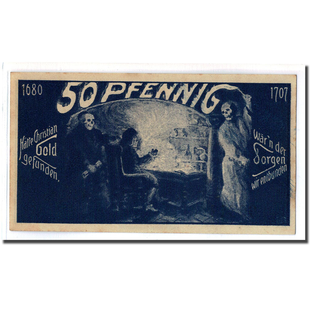 Banknote, Germany, Eisenberg Stadt, 50 Pfennig, personnage, 1921, UNC(63)