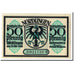Banknot, Niemcy, Nordlingen, 50 Pfennig, Batiment 4, 1918, 1918-10-02, UNC(63)