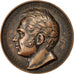 FRANCE, Politics, Society, War, Louis XVIII, Medal, AU(50-53), Copper, 29, 14.00