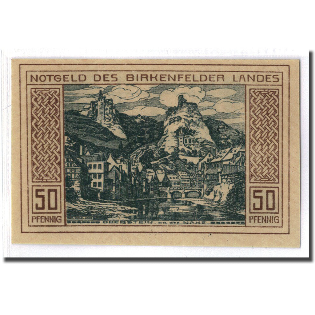 Billete, Alemania, Birkenfeld, 50 Pfennig, paysage 1, 1921, 1921-02-01, SC