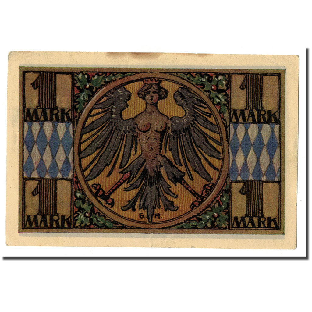 Banconote, Germania, Nürnberg, 1 Mark, personnage, 1921, 1921-07-31, SPL