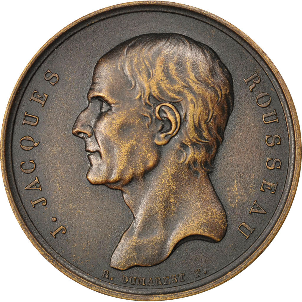 France, Medal, National Convention, Arts & Culture, Dumarest, AU(55-58), Bronze