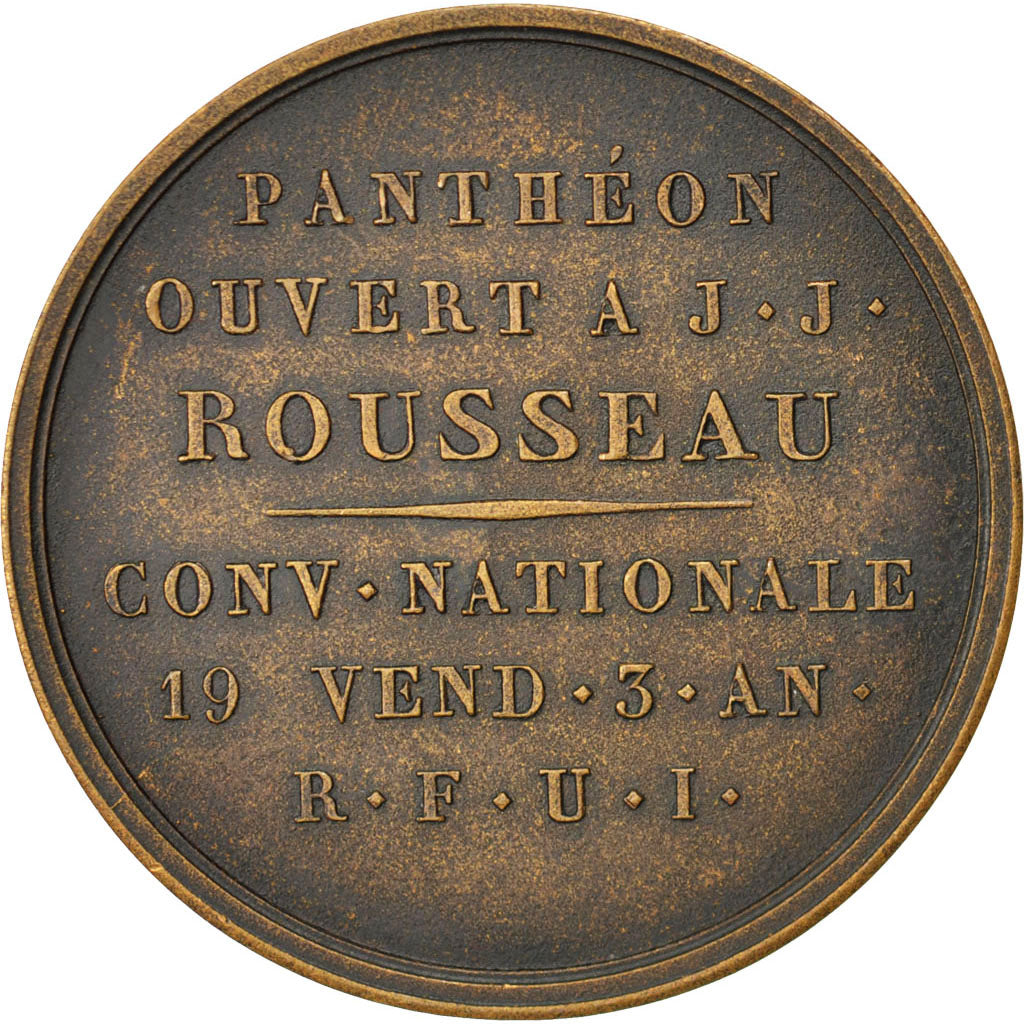France, Medal, National Convention, Arts & Culture, Dumarest, AU(55-58), Bronze