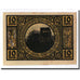 Banknote, Germany, Lobeda Stadt, 10 Pfennig, personnage, 1921, UNC(63)