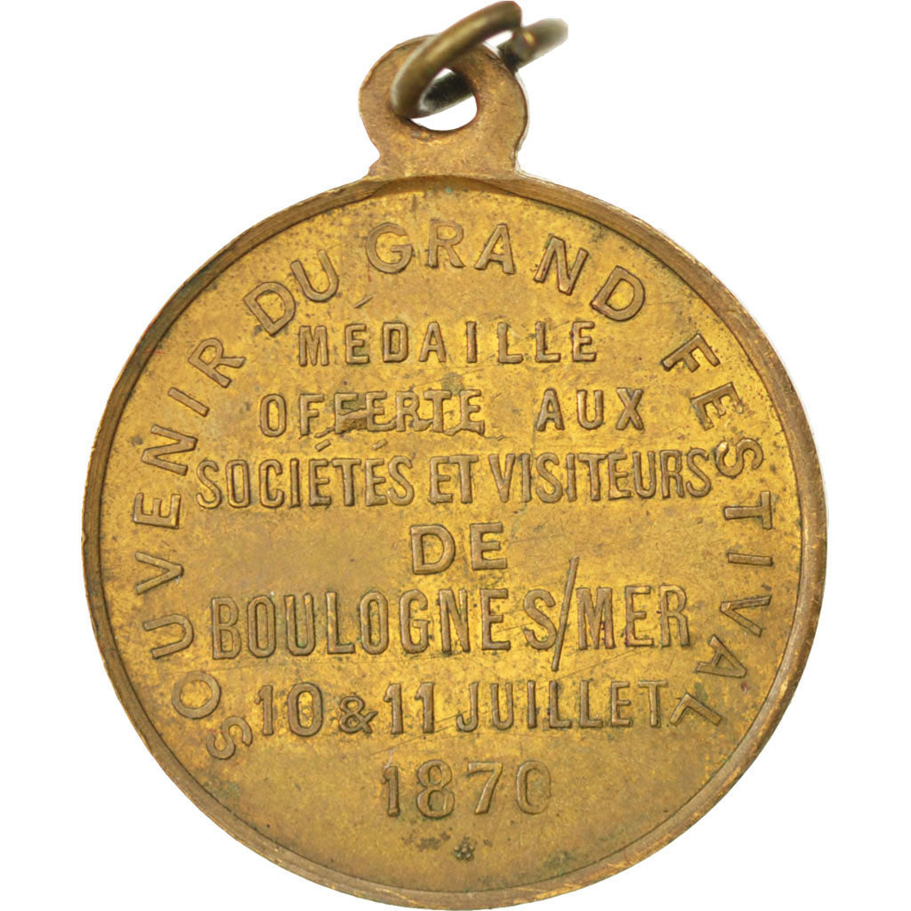 France, Medal, Second French Empire, Politics, Society, War, TTB+, Cuivre