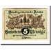 Banconote, Germania, Auma, 5 Pfennig, paysage, 1921, 1921-04-01, SPL-, Mehl:55.1