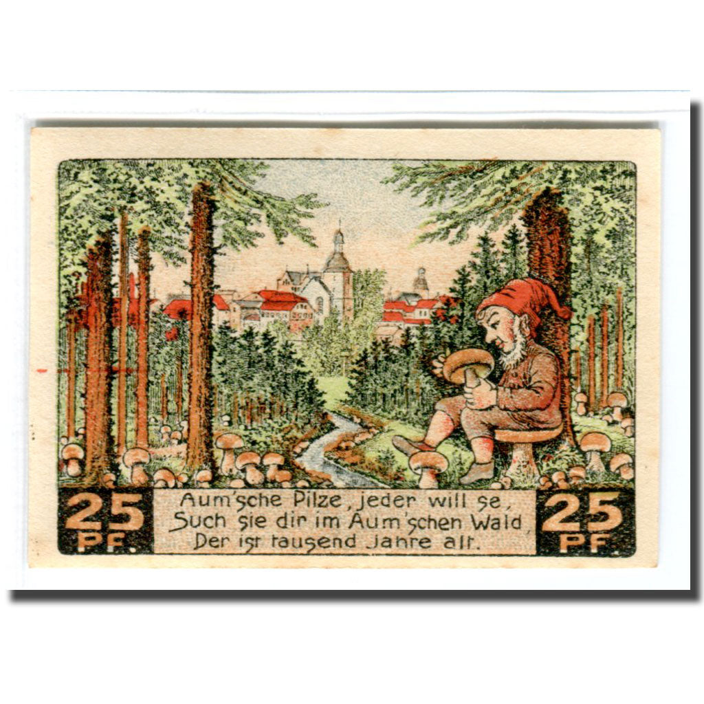 Banconote, Germania, Auma, 25 Pfennig, paysage 2, 1921, 1921-04-01, SPL-