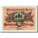 Geldschein, Deutschland, Auma, 10 Pfennig, paysage 3, 1921, 1921-04-01, VZ