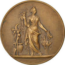 FRANCE, Flora, French Third Republic, Medal, AU(50-53), Pingret, Bronze, 41,...