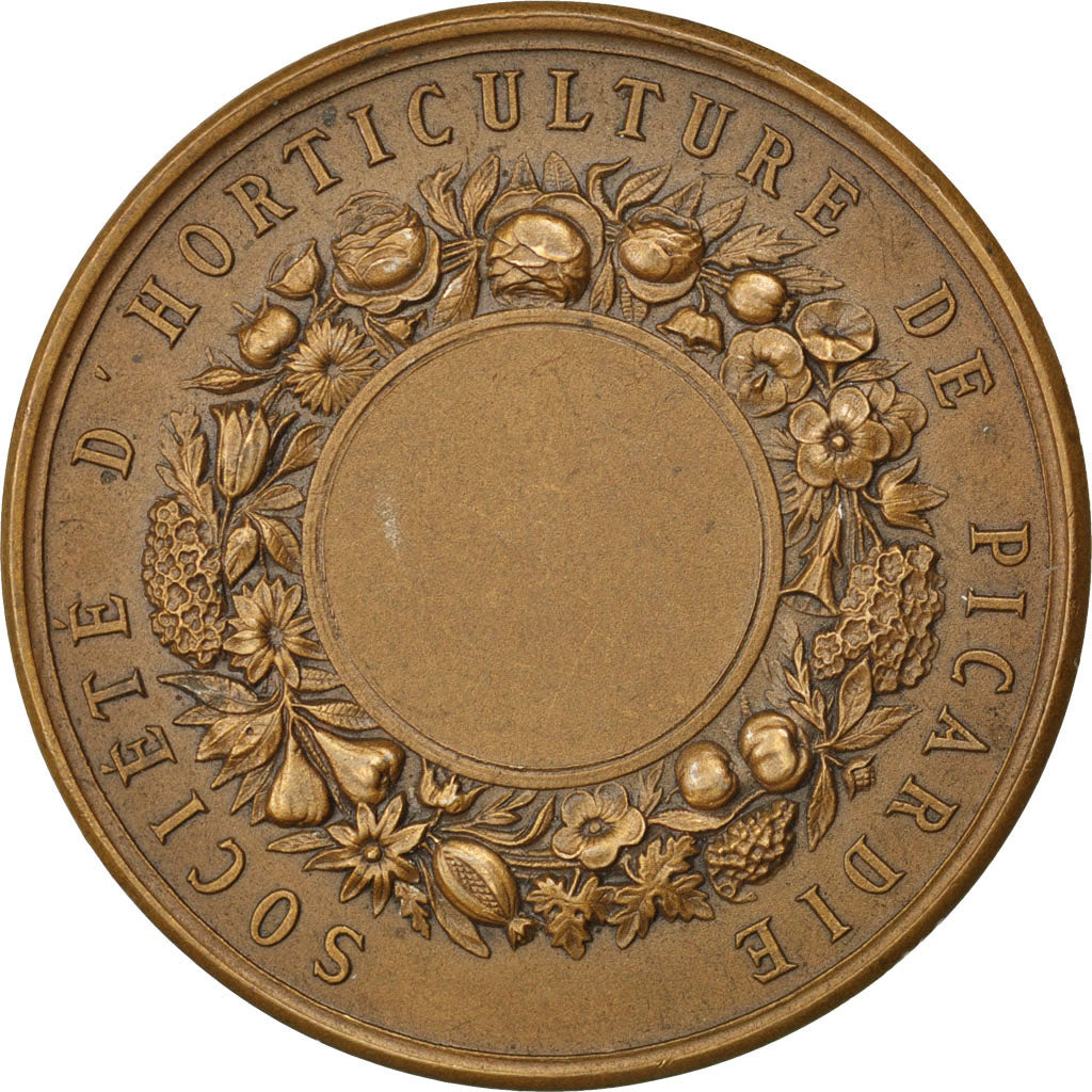 FRANCE, Flora, French Third Republic, Medal, AU(50-53), Pingret, Bronze, 41,...