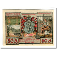 Banknote, Germany, Blankenhain in Thuringen Stadt, 50 Pfennig, paysage, 1921