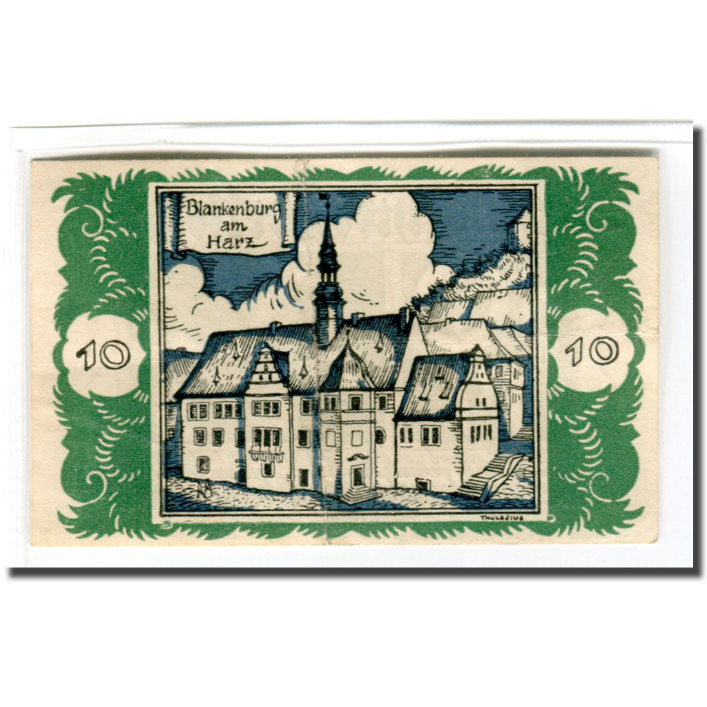 Banknote, Germany, Braunschweig, 10 Pfennig, Batiment, 1921, 1921-05-01