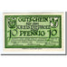 Banknote, Germany, Diepholz, 10 Pfennig, Animaux, 1920, 1920-09-01, UNC(63)