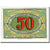 Banconote, Germania, Gnarrenburg Gemeinde, 50 Pfennig, ruine, 1921, SPL