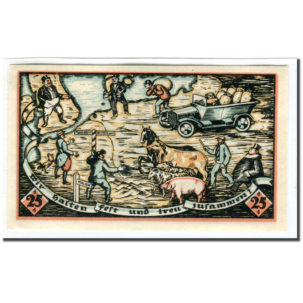 Geldschein, Deutschland, Hannover, 25 Pfennig, personnage, 1922, 1922-03-01