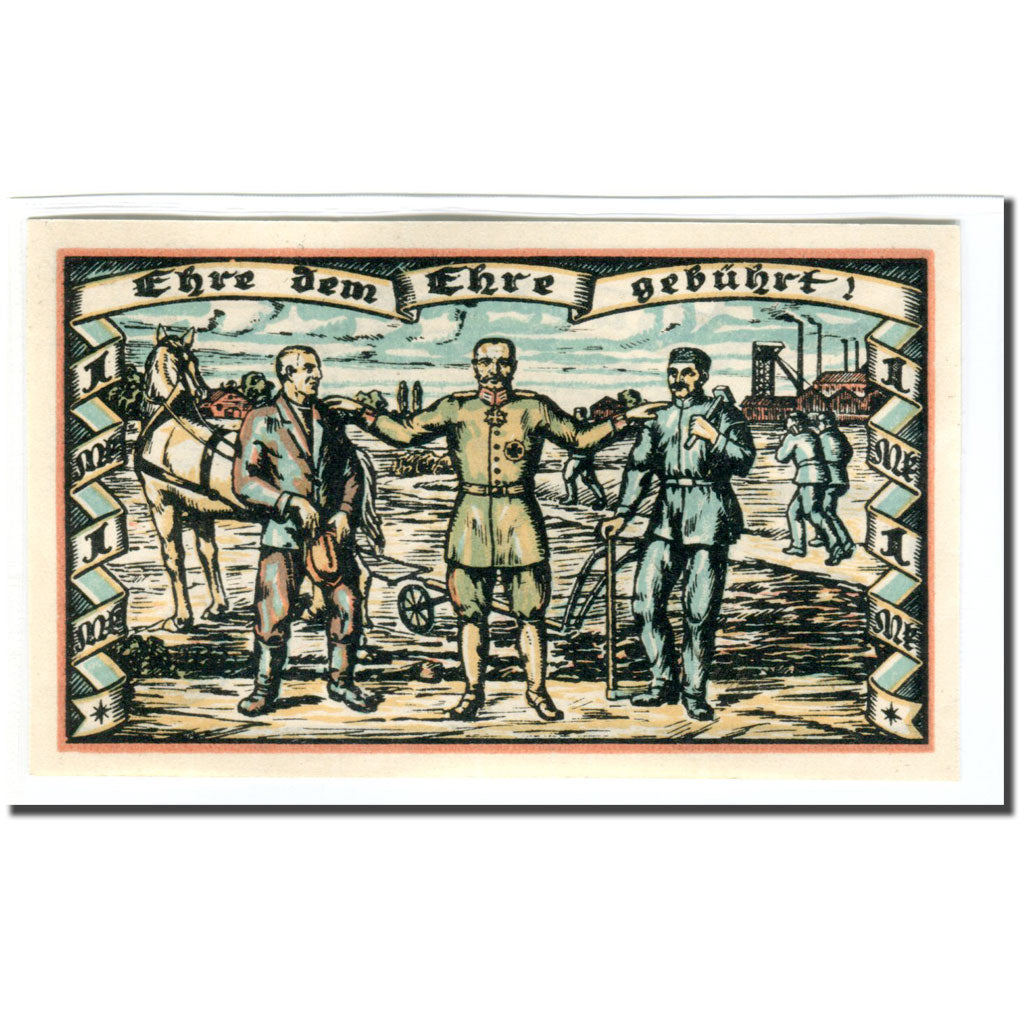 Banknote, Germany, Hannover, 1 Mark, personnage 3, 1922, 1922-03-01, UNC(63)