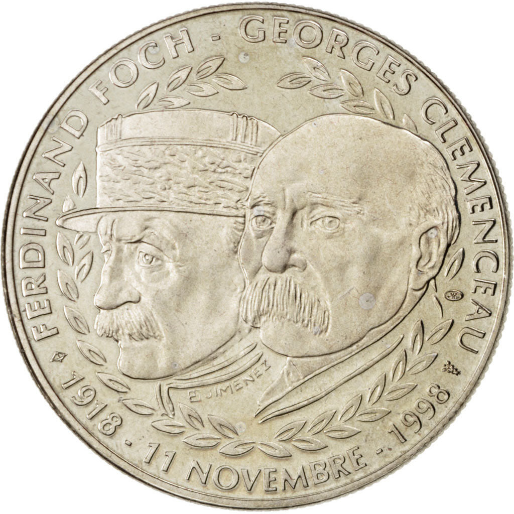 FRANCE, History, French Fifth Republic, Medal, MS(65-70), Nickel, 40, 31.40