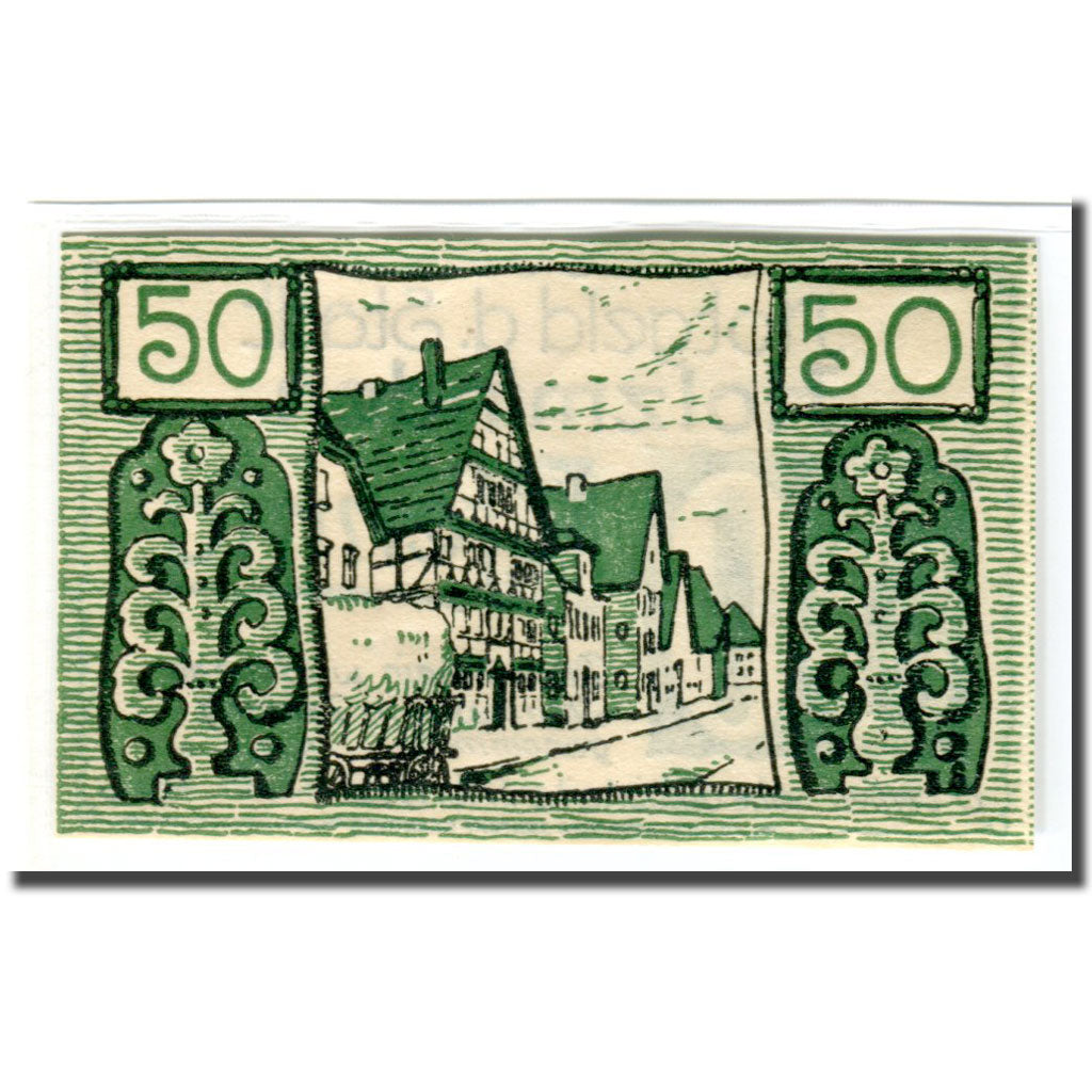 Banknote, Germany, Holzminden, 50 Pfennig, batiment 1, 1922, 1922-05-01