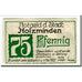 Banconote, Germania, Holzminden, 75 Pfennig, batiment 2, 1922, 1922-05-01, SPL