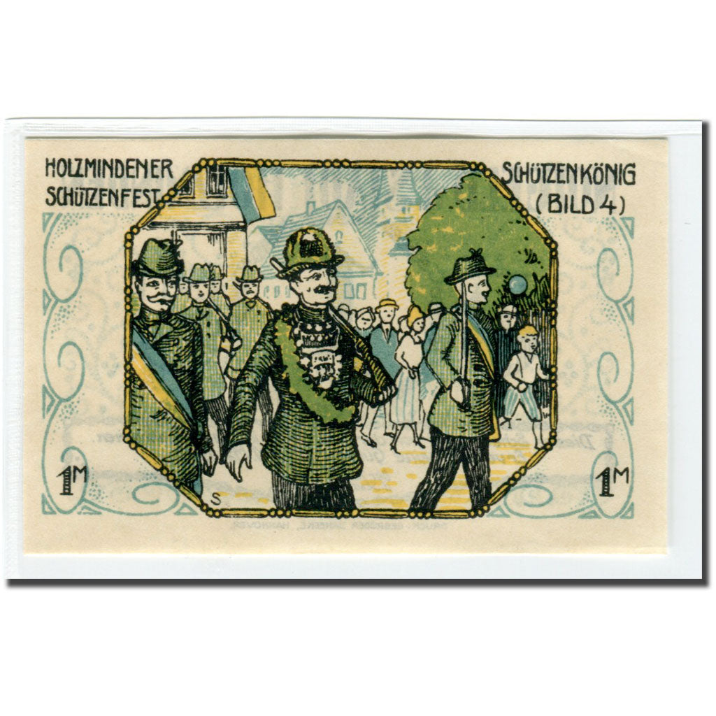 Geldschein, Deutschland, Holzminden, 1 Mark, personnage, 1922, 1922-05-01, UNZ-