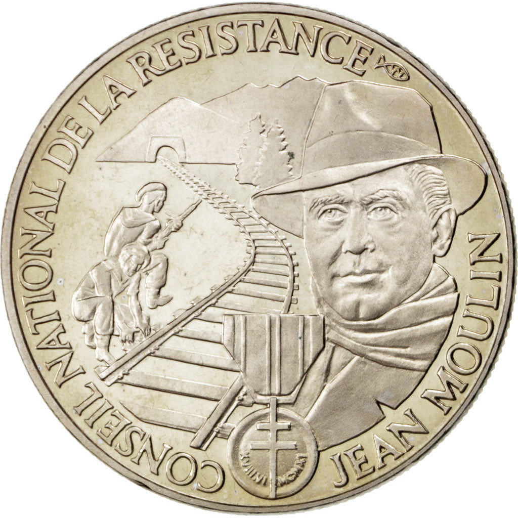 FRANCE, History, French Fifth Republic, Medal, MS(65-70), Nickel, 41, 31.10